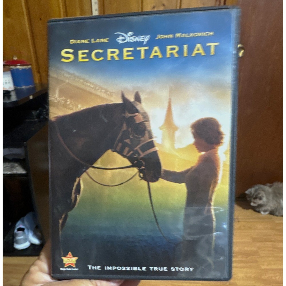 Disney Secretariat DVD Diane Lane John Malkovich PG (2010) 123 min Deleted